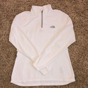 The North Face white pullover fleece - ON SALE!!